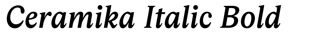 Ceramika Italic Bold